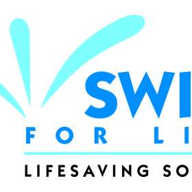 This is a logo of the Lifesaving Society Swim for Life